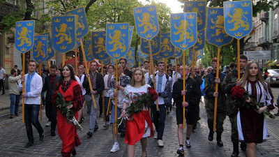 lviv march  ss galicia division